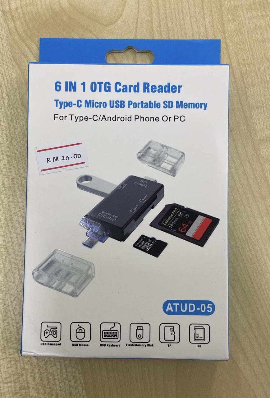6 In 1 OTG Card Reader